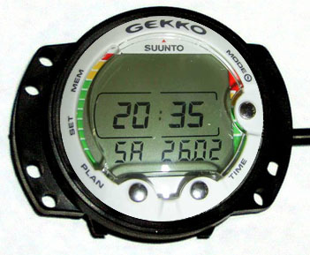 Suunto Gekko in DSS Mount